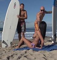 Horny French Busty Beachgoer Anissa Kate Dped And Jezzed All Over Her Big Natural Tits - PelisXXX.me