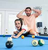 Step Siblings Play Pool And Whoever Wins Doesn't Have To Clean For A Month Fuckanytime - PelisXXX.me