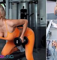 Fitness Babe Seducing The Gym Hunk - PelisXXX.me