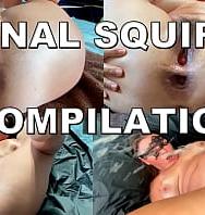 CompilaciÓn De Squirts Anales. El Squirting Se Vierte En La Cara Y En La Boca. CoÑo Peludo Y Anal Abierto. Gimidos Orgasmo Sexo Anal. - PelisXXX.me