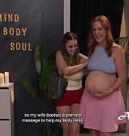 Pregnant Woman Fucks With Her Masseuse & Wife Catches Them In The Act.. And Joins! - PelisXXX.me