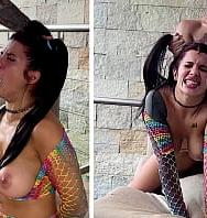 Puta Sumisa Con Grandes Tetas Es Humillada Con Leche Y Recibe Creampie Después De Una Follada Muy Dura - PelisXXX.me