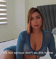 La Zorra De Anissamiller Se Acuesta Con Su Hermanastro Mientras Habla Por Teléfono Con Su Novio Cornudo. - PelisXXX.me