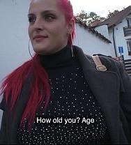 Me Corro En Su Boca Después De Follarme A Esta Bbw De Pelo Rosa Con Tetas Enormes Public Agent - PelisXXX.me