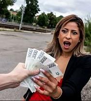 Red Dress Hustler On The Corner Wanted More Cash Before Dropping To Her Knees - PelisXXX.me
