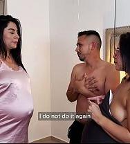 ¡una Madrastra Con Nueve Meses De Embarazo Tiene Un Trío Familiar Con Su Hermanastra Latina Y Su Marido Cornudo! - PelisXXX.me
